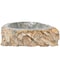 Novatto Natural Cobblestone Vessel Bathroom Sink with Oil Rubbed Bronze Drain and Sealer NOSV-CSORB - alternate 2